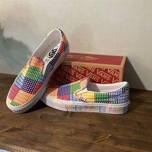 PRIDE Vans Womens 8.5